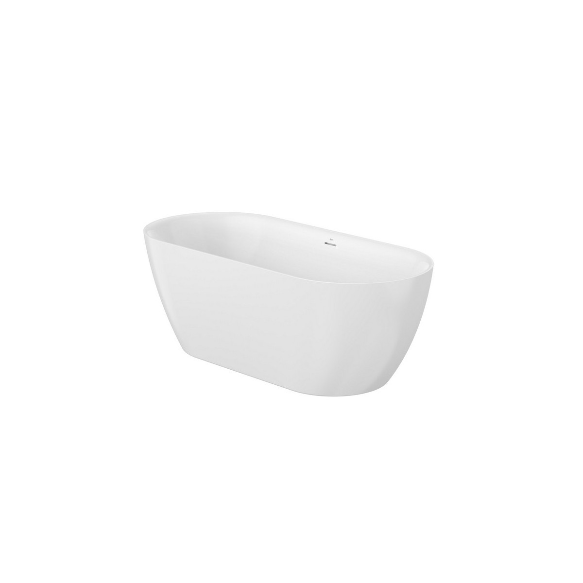 Noya baignoire ilôt acrylique avec trop-plein slim 1650x750 mm blanc - ROCA A248798000 