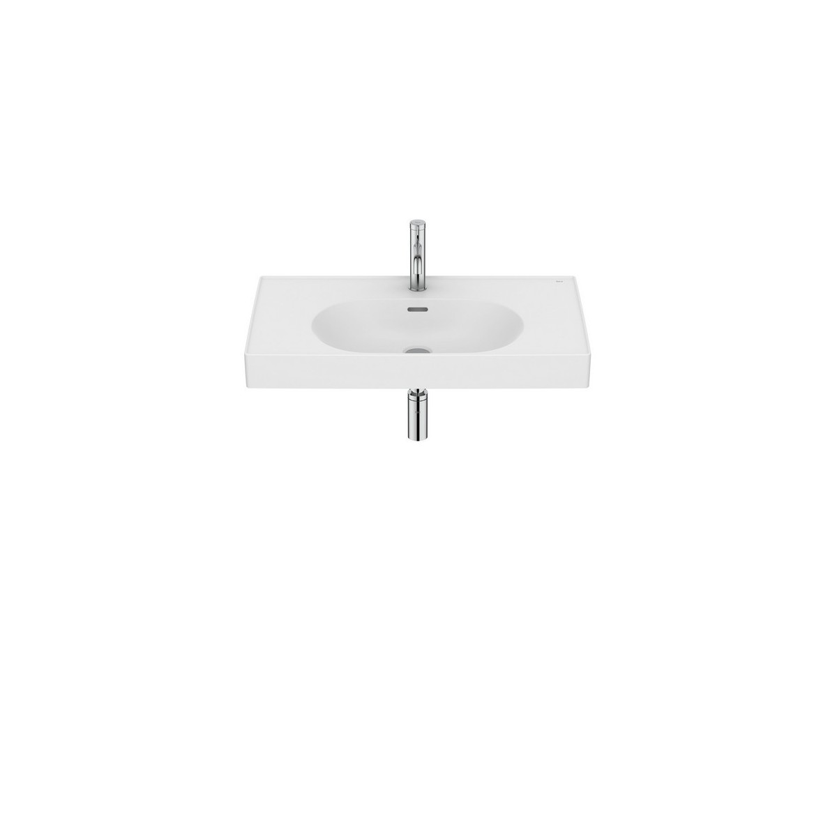 Meridian lavabo mural en fineceramic® blanc mat 800x460mm - ROCA A327745620 