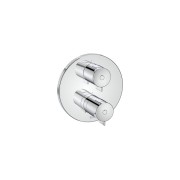 T-500 mitigeur thermostatique 2 voies avec inverseur régulateur de débit chromé - ROCA A5A0C18C00 
