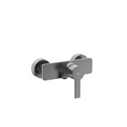 Targa mitigeur de douche mural sans flexible ni douchette graphite brossé - ROCA A5A215FGM0 