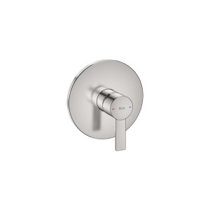 Targa mitigeur bain ou douche à encastrer 1 voie pvd acier inoxydable - ROCA A5A2B5FSM0 