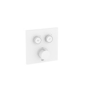 T-3000 square mitigeur thermostatique encastré b-d blanc mat - ROCA A5A2I09B00 