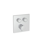 T-3000 square mitigeur thermostatique encastré b-d chromé - ROCA A5A2I09C00 