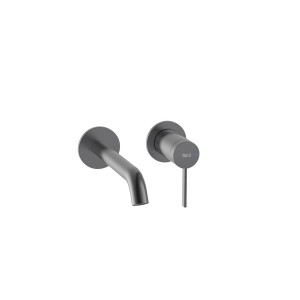 Ona mitigeur de lavabo monotrou à encastrer.graphite brossé - ROCA A5A359EGM0 