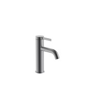 Ona mitigeur de lavabo monotrou corps lisse, vidage clic-clac graphite brossé - ROCA A5A3A9EGM0 