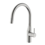 Glera mit évier bec tube mobile incurvé douch extract 2f pvd acier inoxydable - ROCA A5A814DSM0 
