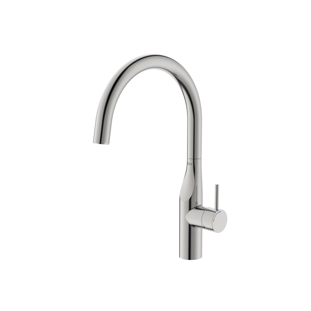 Glera mit évier bec tube mobile incurvé pvd acier inoxydable - ROCA A5A844DSM0 