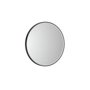 Mirai confort miroir ø800 avec cadre métallique noir et éclairage led - ROCA A812458485 