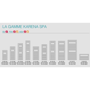 Sèche-serviette ACOVA - KARÉNA Spa électrique 900W TSV-180-060/GF