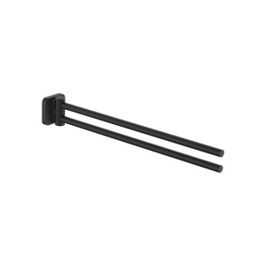 Victoria square Porte-serviettes double rotatif noir mat - ROCA A817885NB0 