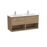 Tenor unik (meuble 1 tiroir et 1 niche inférieure + lavabo) 1200 mm noyer - ROCA A852093517 