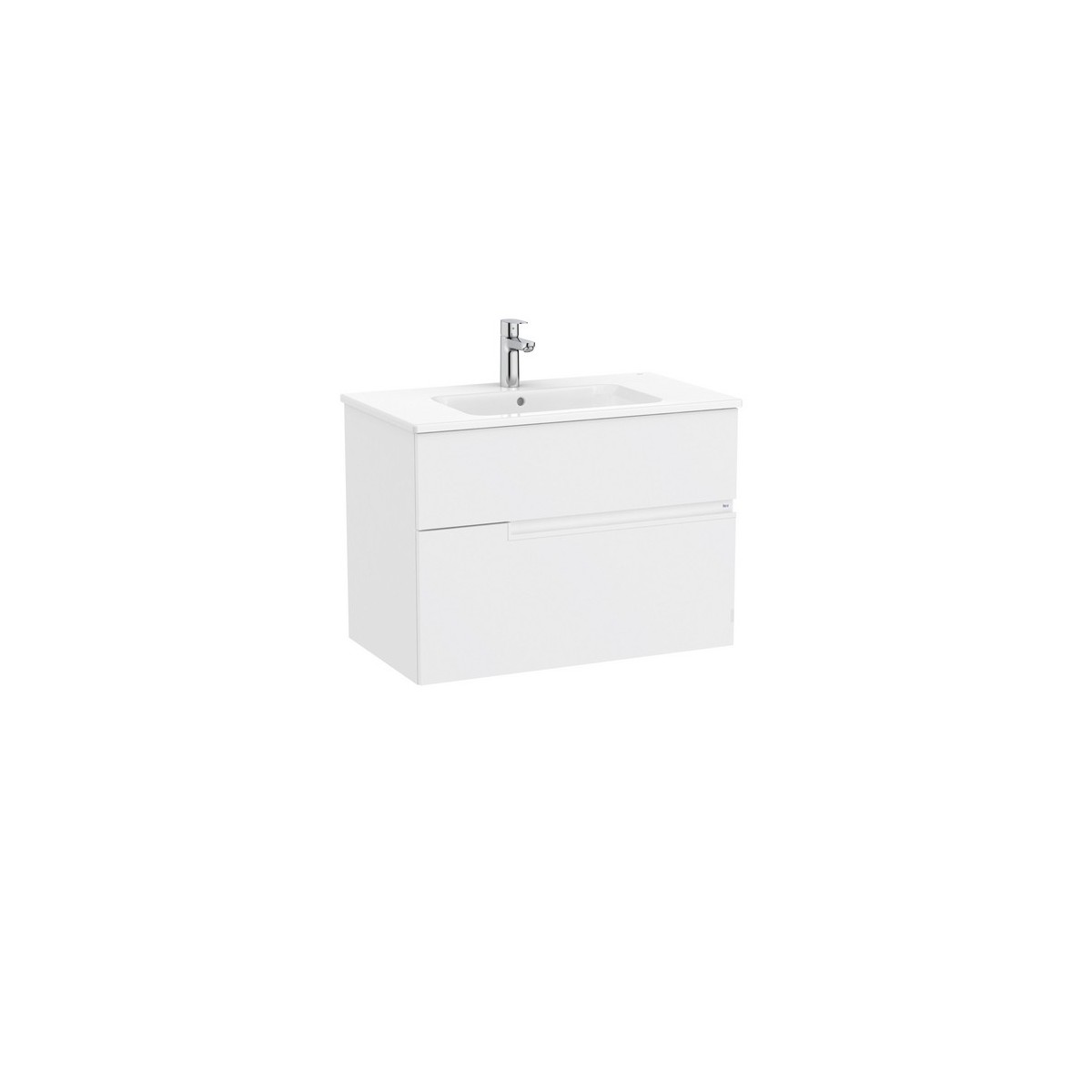 Victoria-n unik (meuble+lavabo) 2 tiroirs 800 mm blanc mat - ROCA A852097509 