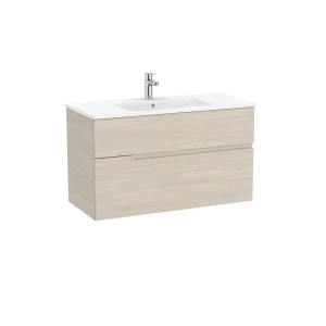 Victoria-n unik (meuble+lavabo) 2 tiroirs 1000 mm frêne clair - ROCA A852098541 