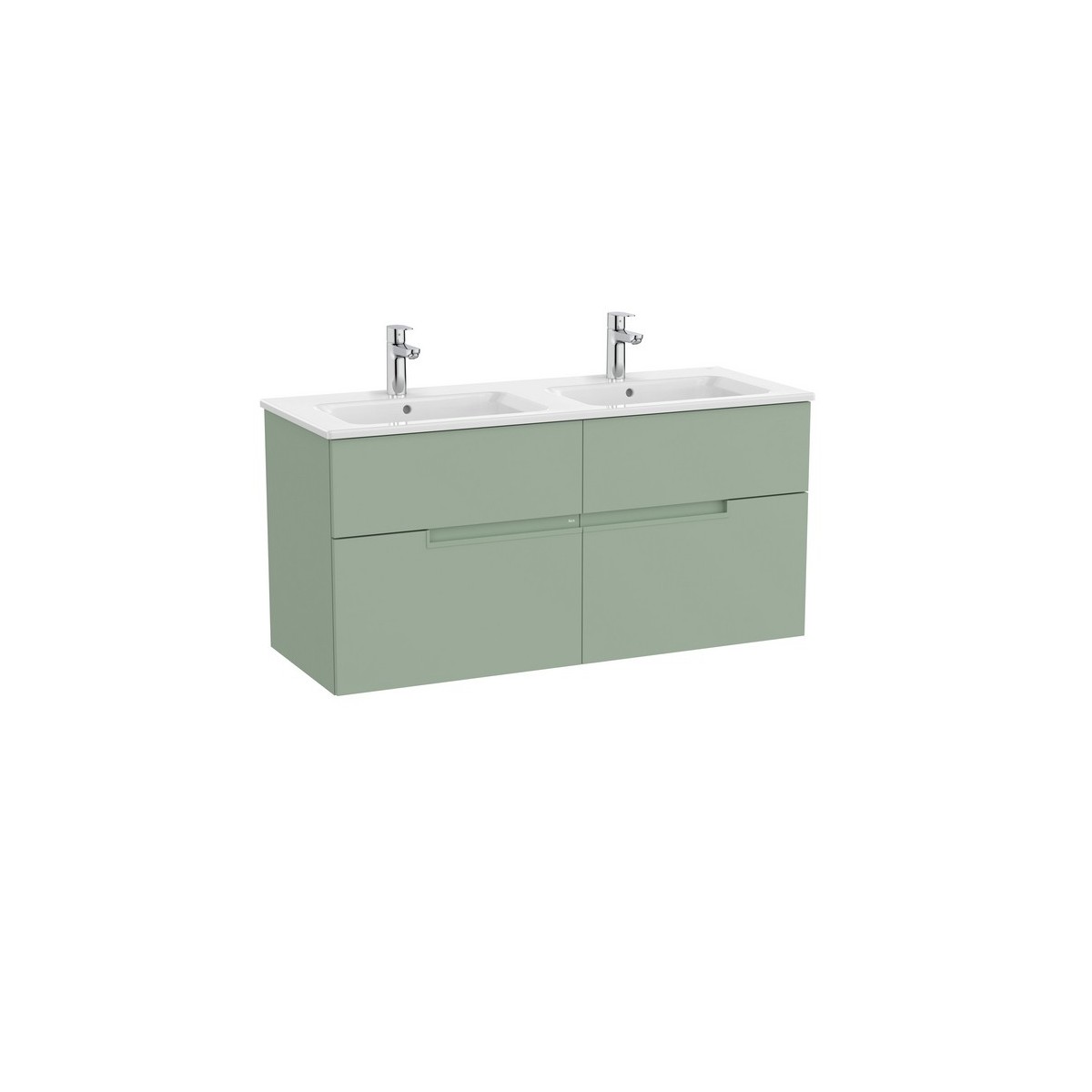 Victoria-n unik (meuble+lavabo) 4 tiroirs 1200 mm vert sauge - ROCA A852099564 