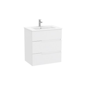 Victoria-n unik (meuble+lavabo) 3 tiroirs 700 mm blanc mat - ROCA A852101509 