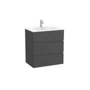 Victoria-n unik (meuble+lavabo) 3 tiroirs 700 mm onyx - ROCA A852101531 