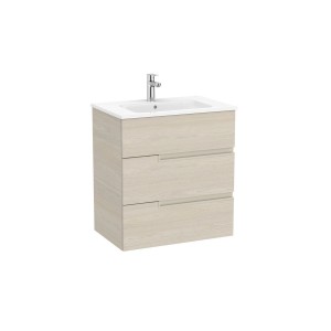 Victoria-n unik (meuble+lavabo) 3 tiroirs 700 mm frêne clair - ROCA A852101541 