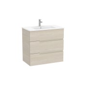Victoria-n unik (meuble+lavabo) 3 tiroirs 800 mm frêne clair - ROCA A852102541 