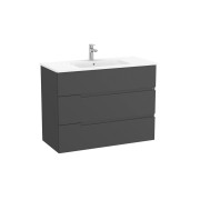 Victoria-n unik (meuble+lavabo) 3 tiroirs 1000 mm onyx - ROCA A852103531 