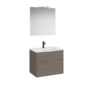 Optica pack 2 tiroirs 700 mm chêne foncé - ROCA A852460537 