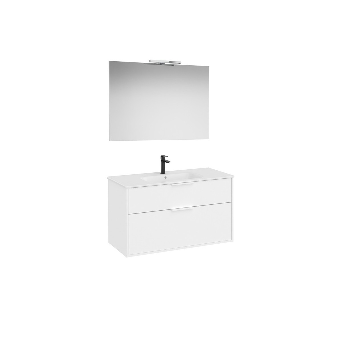 Optica pack 2 tiroirs 1000 mm blanc mat - ROCA A852462509 