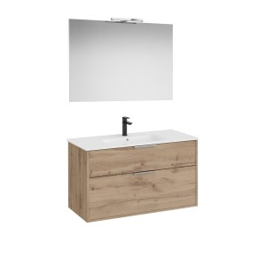 Optica pack 2 tiroirs 1000 mm noyer - ROCA A852462517 