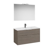 Optica pack 2 tiroirs 1000 mm chêne foncé - ROCA A852462537 