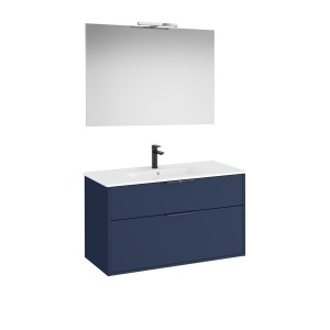 Optica pack 2 tiroirs 1000 mm bleu acier mat - ROCA A852462551 