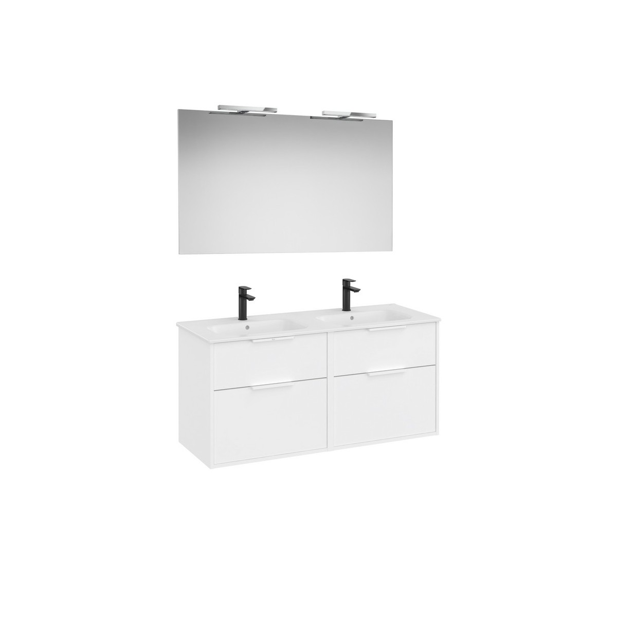 Optica pack 4 tiroirs 1200 mm blanc mat - ROCA A852463509 