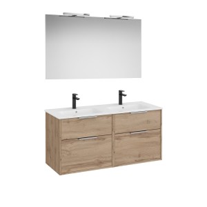 Optica pack 4 tiroirs 1200 mm noyer - ROCA A852463517 