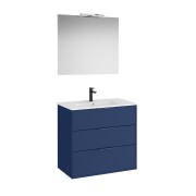 Optica pack 3 tiroirs 800 mm bleu acier mat - ROCA A852465551 