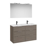 Optica pack 6 tiroirs 1200 mm chêne foncé - ROCA A852466537 