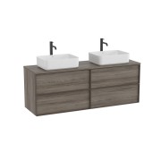 Inspira meuble 4 tiroirs pour vasques à poser 1600 mm magnolia texturé - ROCA A852523556 