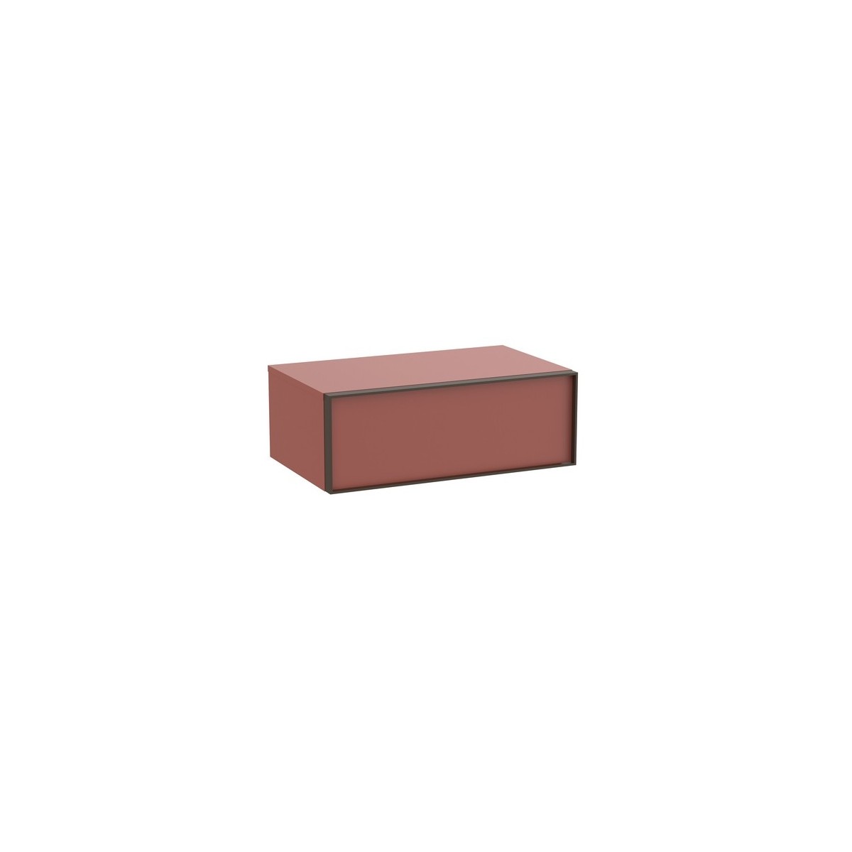 Inspira meuble auxiliaire 1 tiroir 800x490 mm terracotta mat - ROCA A857853552 