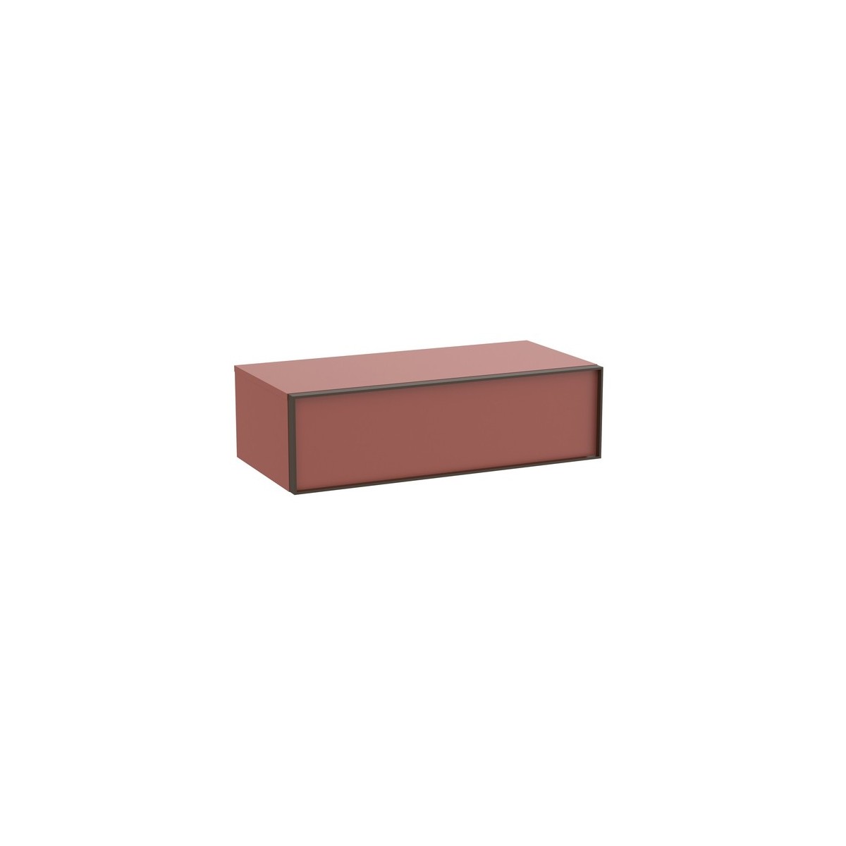 Inspira meuble auxiliaire 1 tiroir 1000x490 mm terracotta mat - ROCA A857854552 