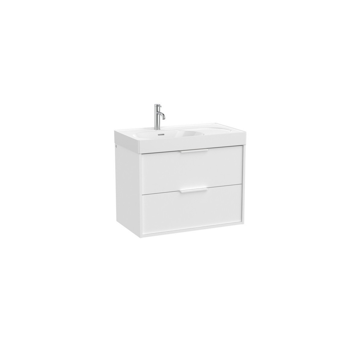 Meridian meubles 2 tiroirs 800 blanc mat - ROCA A858102509 