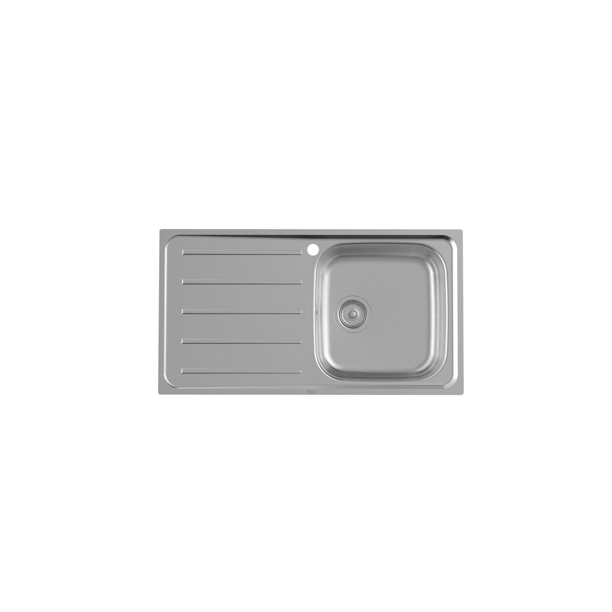 Victoria 80ei évier inox 1 cuve 1 égouttoir à gauche 800x490x155 mm - ROCA A874801A01 