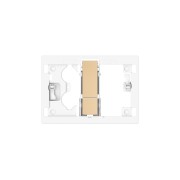 Ps4 boutons pour combiner avec panneau frontal ps4 rose gold - ROCA A8904213RG 