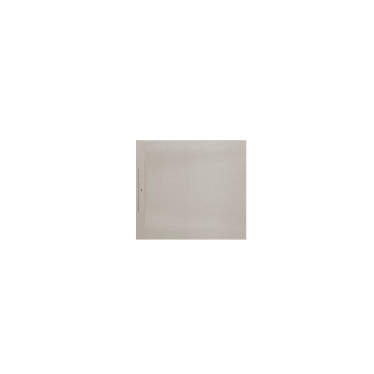 Pyros receveur en stonex avec vidage garde d'eau 30mm 900x900 beige - ROCA AP90138438403650 