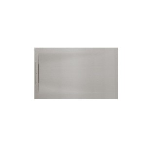 Pyros receveur en stonex avec vidage garde d'eau 30mm 1400x800 perle - ROCA AP90157832003630 