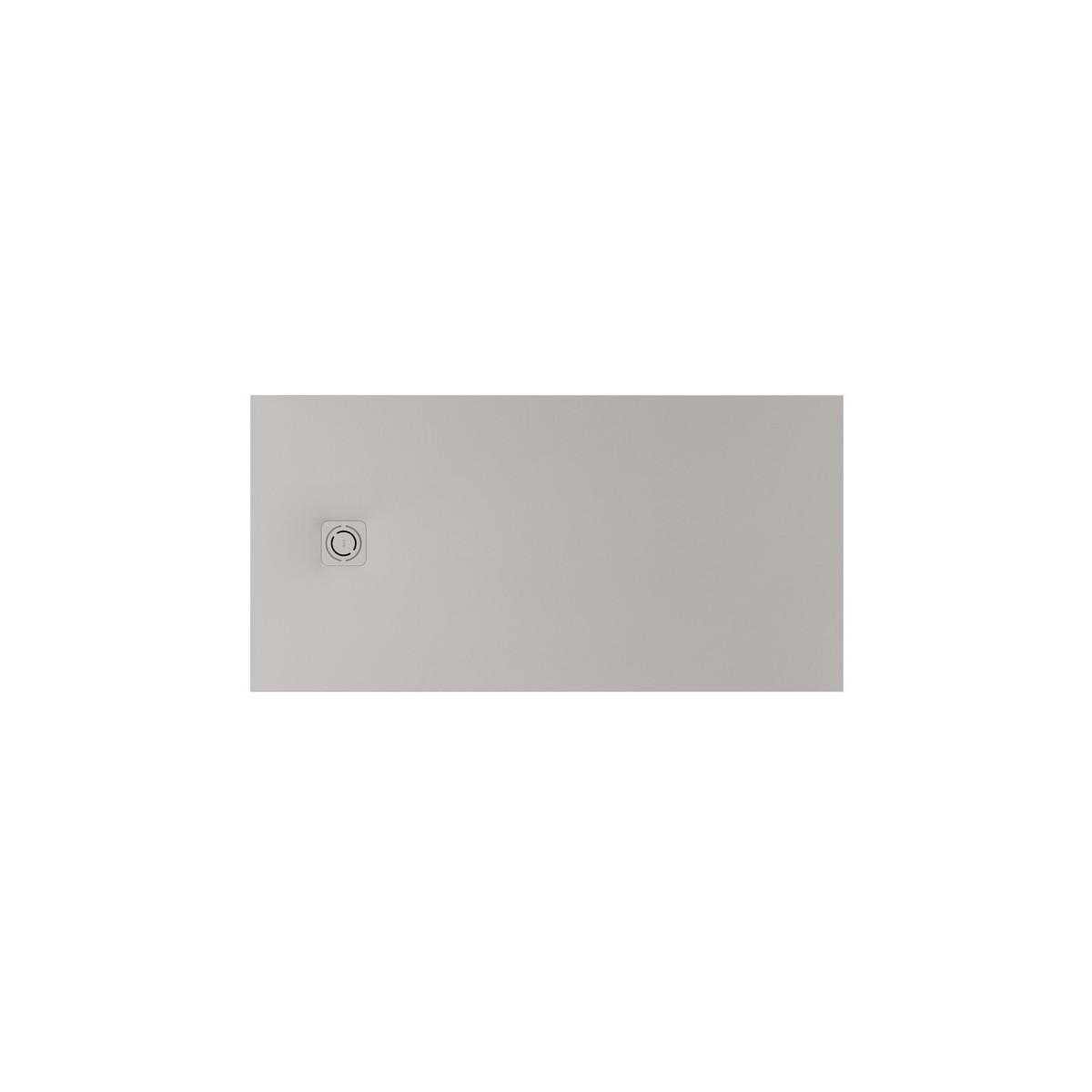 Terran-n receveur stonex 1000x800 avec vidage garde d'eau 30mm perle - ROCA APA013E832003630 