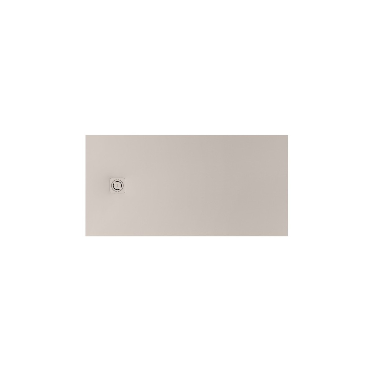 Terran-n receveur stonex 1800x700 avec vidage garde d'eau 30mm beige - ROCA APA017082BC03650 