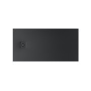 Terran-n receveur stonex 2000x1000 avec vidage garde d'eau 30mm noir - ROCA APA017D03E803400 