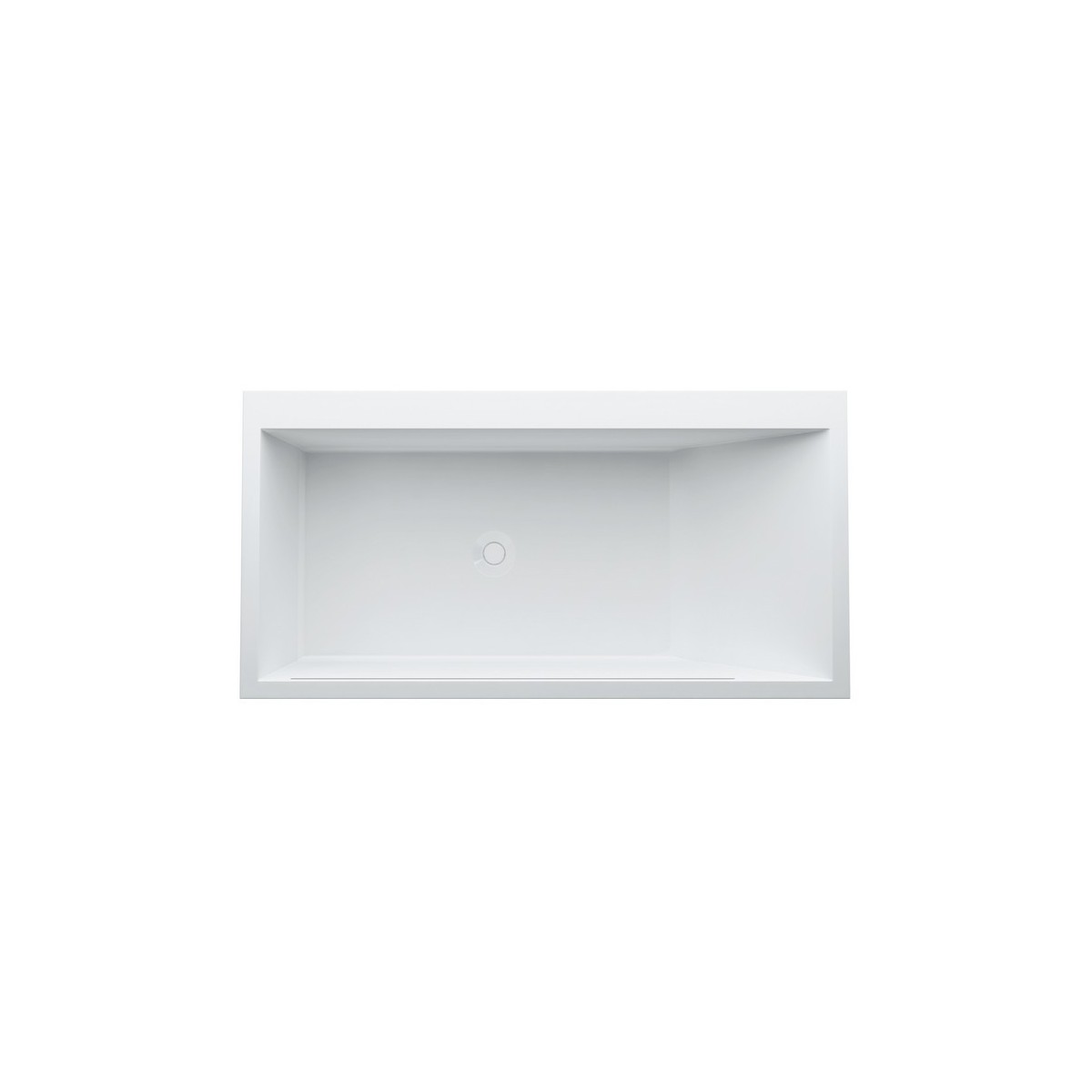 Kartell baignoire 170x86 trop-plein avec led blanc - LAUFEN H2243310006161 