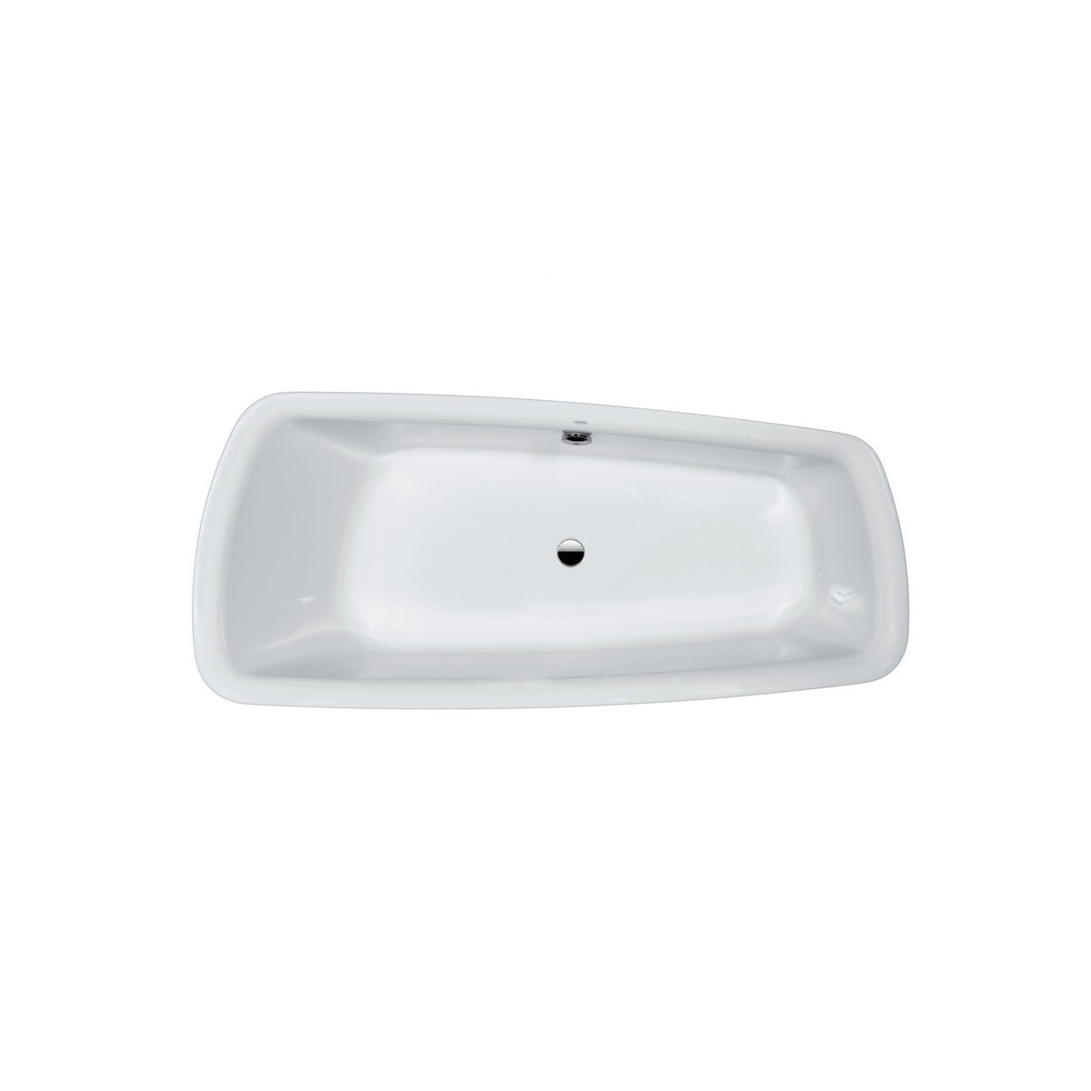 Palomba baignoire à encastrer asymétrique, 180 x80 cm blanc - LAUFEN H2438000000001 