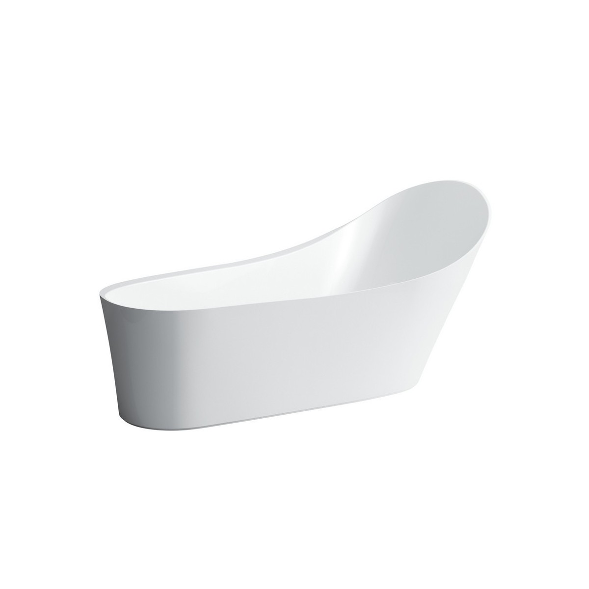 Balnéo indépendante ovale ac pieds int palomba 180x90 blanc - LAUFEN H2458020006051 
