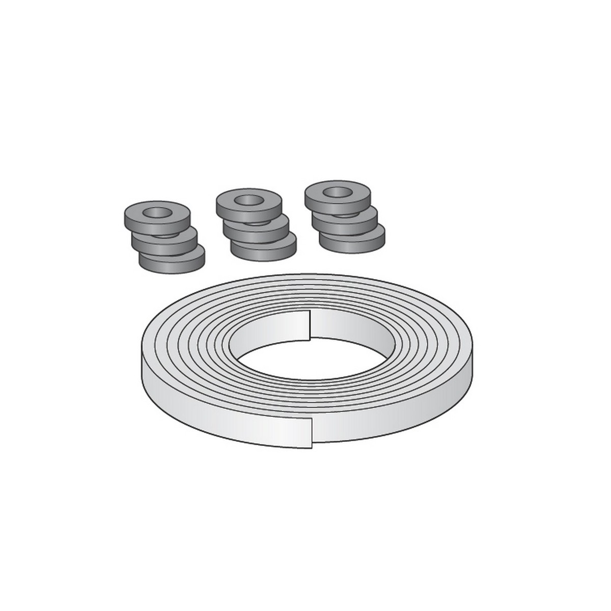 Laufen pro kit anti-bruit pr petit cadre d'install pour receveur inf à 120 cm - LAUFEN H2989880000001 