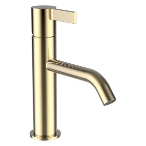Kartell • laufen mitigeur de lavabo bec fixe 135 mm sans vidage pvd doré - LAUFEN H3113310011201 