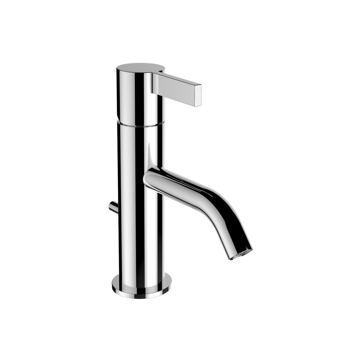 Kartell laufen mitigeur de lavabo bec fixe 115mm avec vidage chromé - LAUFEN H3113310041011 