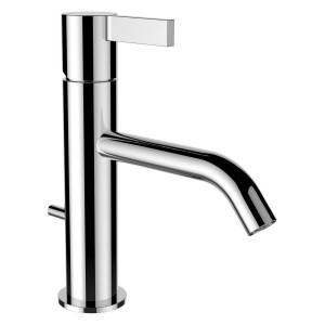 Kartell • laufen mitigeur de lavabo, bec fixe 135 mm, avec vidage chromé - LAUFEN H3113310041211 